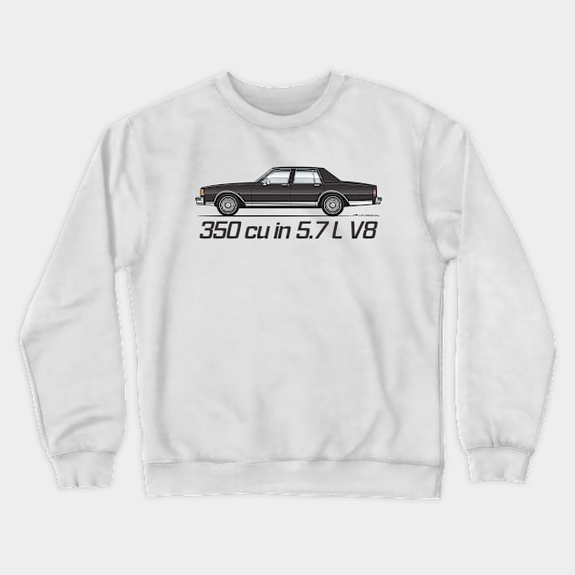 350 Black Crewneck Sweatshirt by JRCustoms44